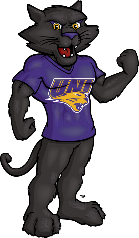 Northern Iowa Panthers 2002-2021 Mascot Logo iron on transfers for T-shirts